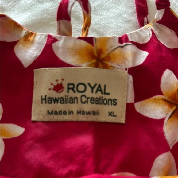 Hawaiian Floral Red Sundress - Picture 4 of 6